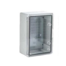 Dulap ABS 300x400X220 cu usa transparenta si contrapanou metalic