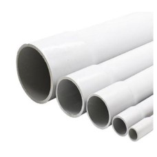 Tub PVC premufat HALOGEN FREE 16mm, 320N, GRI COURBI