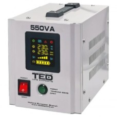 UPS pentru centrala 1100VA/700W RUNTIME EXTINS TED000323 cu Ecran LCD si Sinusoidala Pura - fara acumulatori