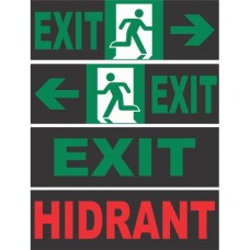 Autocolant Lampa Exit 30 Led