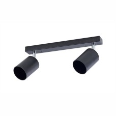 Spot Liniar Reglabil Negru 2XGU10 450mm